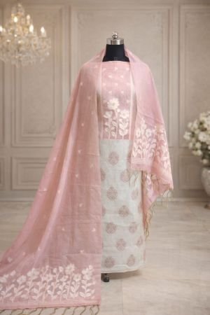 Premium Cotton Jamdani Floral Suits