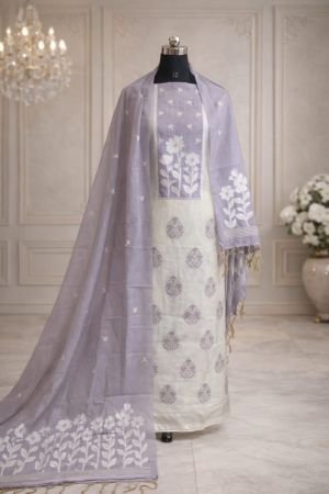 Premium Cotton Jamdani Floral Suits