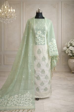 Premium Cotton Jamdani Floral Suits