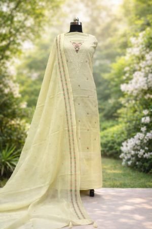 Pastel Emboidery  MUL SUIT